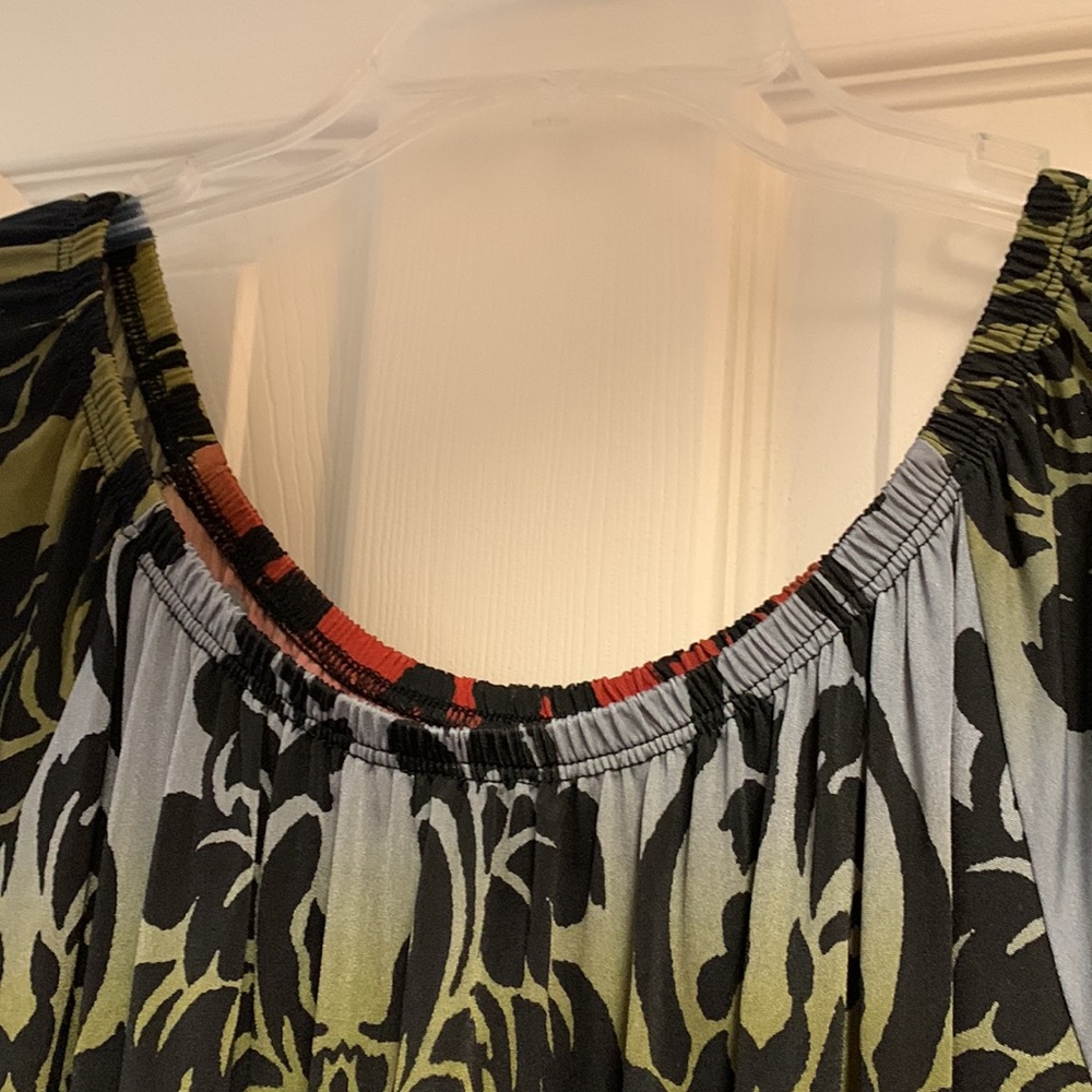 Chico Stretch Multi Color Tunic With Beautiful Be… - image 5